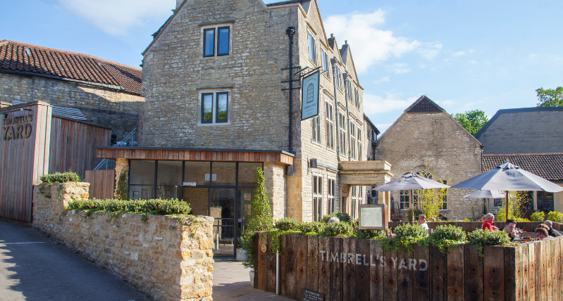 Timbrell's Yard Hotel in Wiltshire